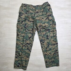 US Marine Corps MCCUU Woodland Cargo Trousers Pants USMC Military Large 34 x 30